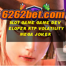 slot game game developer rtp volatility mega joker