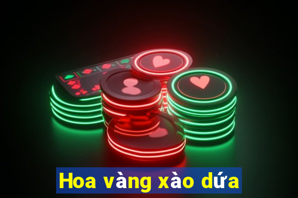 Hoa vàng xào dứa