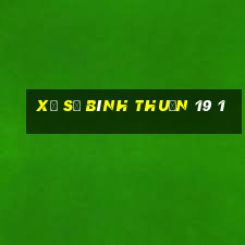 xổ số bình thuận 19 1