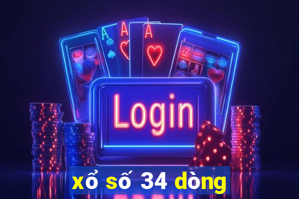 xổ số 34 dòng