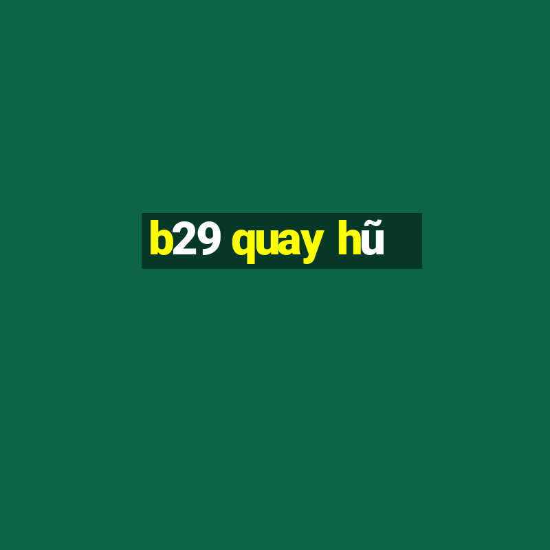 b29 quay hu