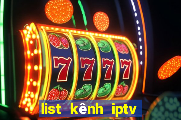 list kênh iptv mới nhất 2020