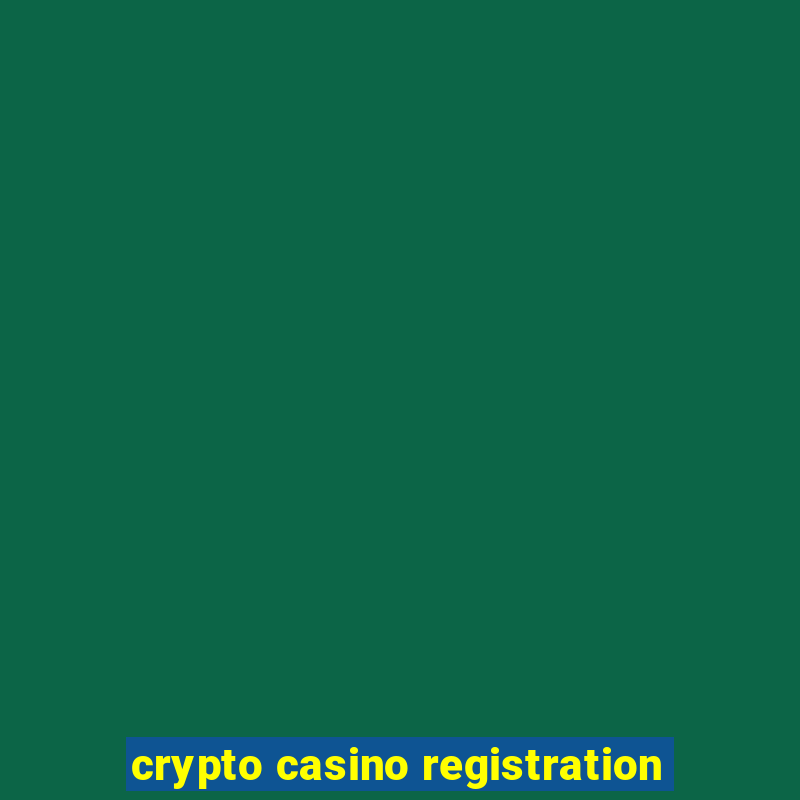 crypto casino registration