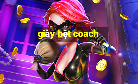 giày bệt coach