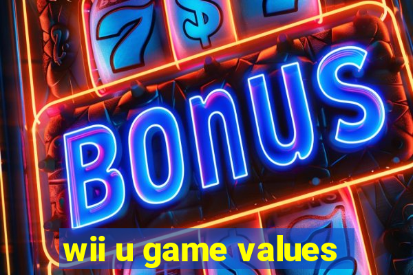 wii u game values