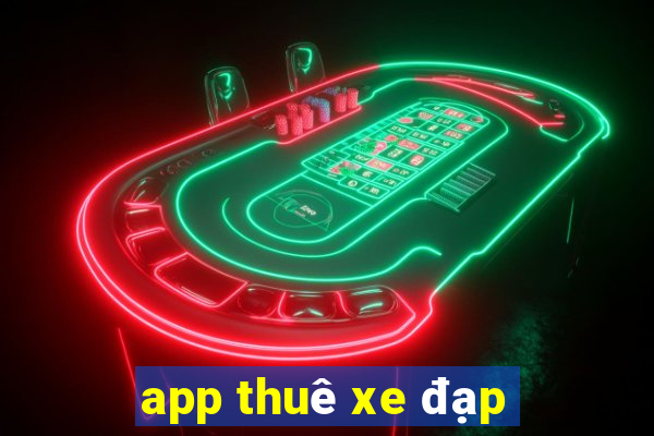 app thuê xe đạp