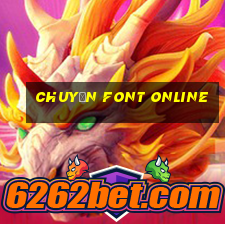 chuyển font online