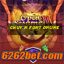 chuyển font online