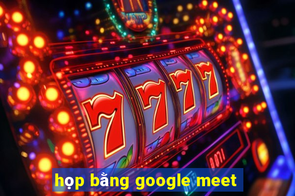 họp bằng google meet