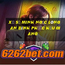 xổ số minh ngọc lòng an bình phước hậu giang