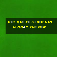 Kết quả xổ số Bắc Ninh ngày thứ năm