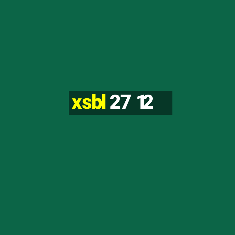 xsbl 27 12