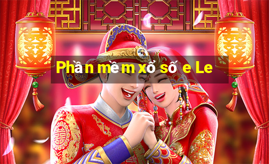 Phần mềm xổ số e Le