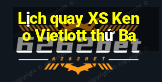 Lịch quay XS Keno Vietlott thứ Ba