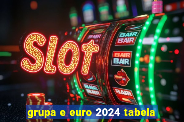 grupa e euro 2024 tabela