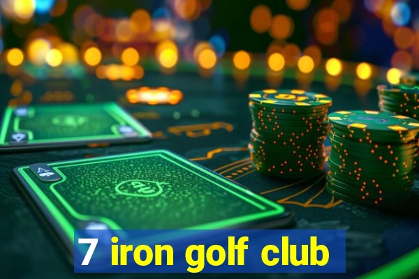 7 iron golf club