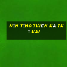 Nền tảng thiên hà thứ hai