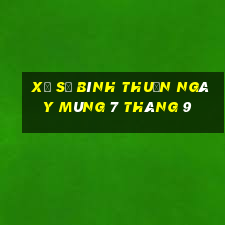 xổ số bình thuận ngày mùng 7 tháng 9