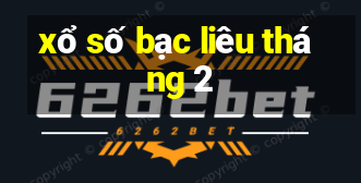 xổ số bạc liêu tháng 2