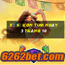 xổ số kon tum ngày 3 tháng 10