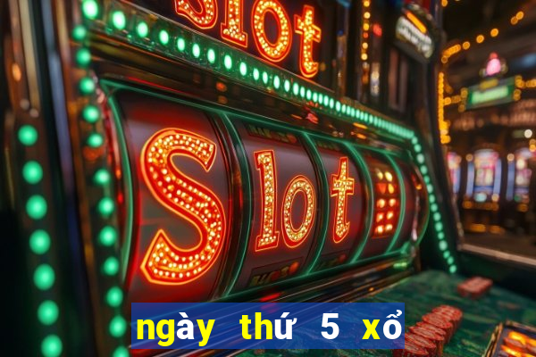 ngày thứ 5 xổ số bình định