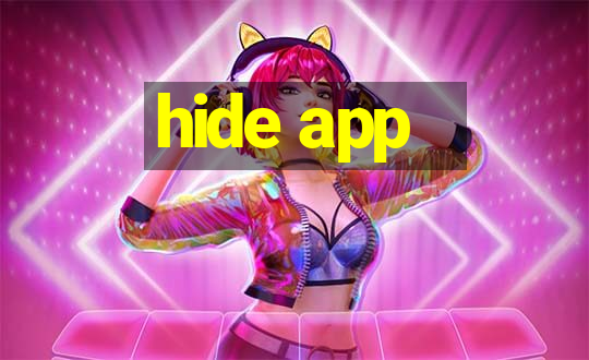 hide app