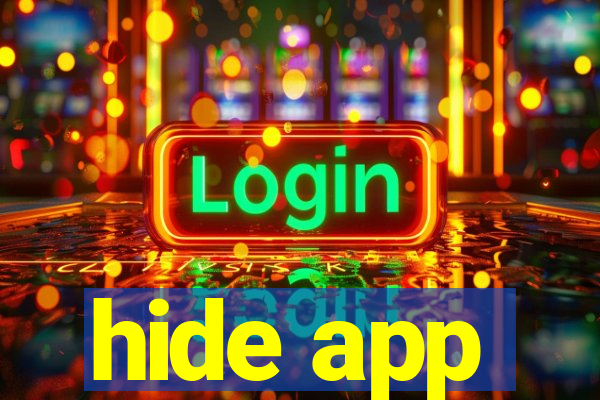 hide app