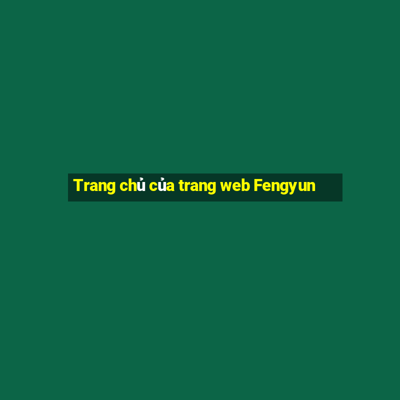 Trang chủ của trang web Fengyun