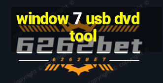 window 7 usb dvd tool