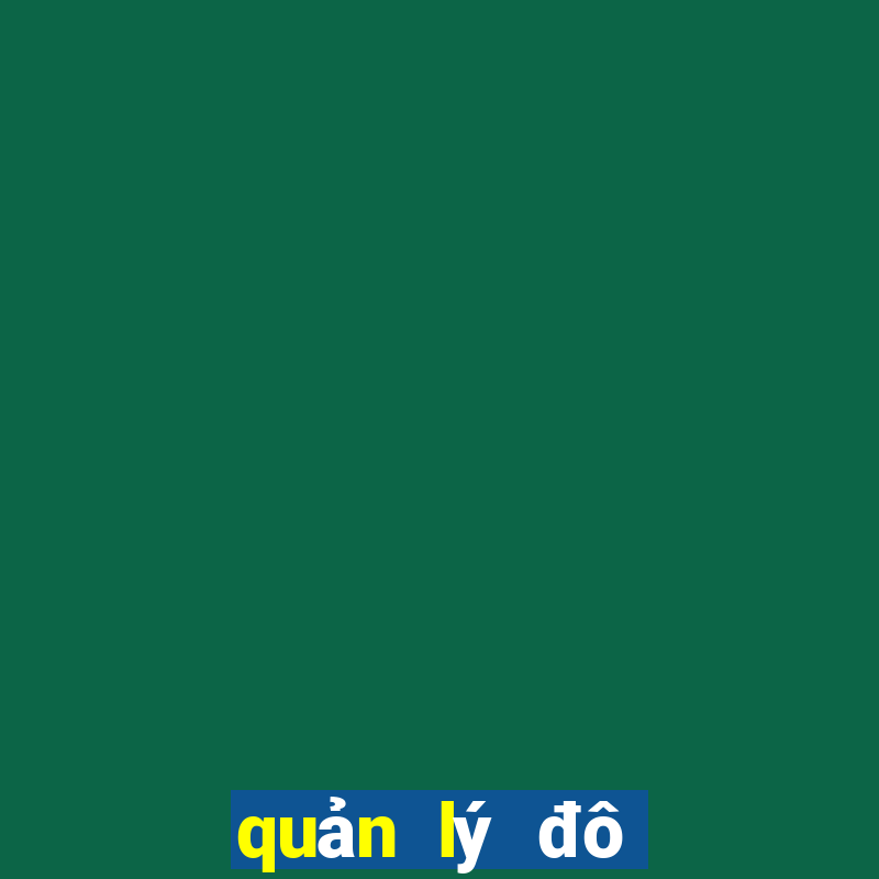 quản lý đô thị thủ đức