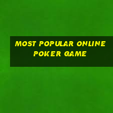 most popular online poker game