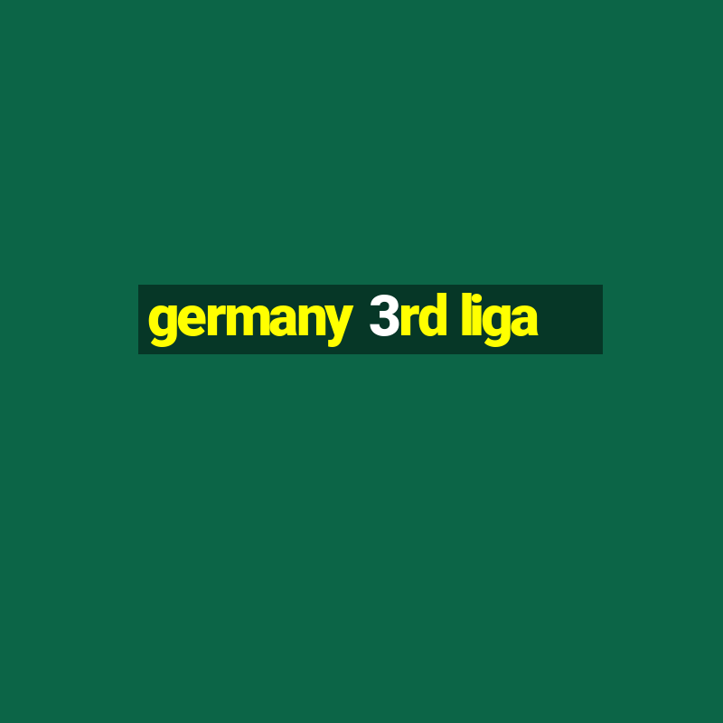 germany 3rd liga