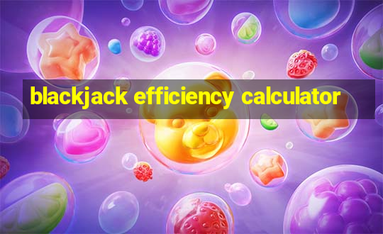 blackjack efficiency calculator