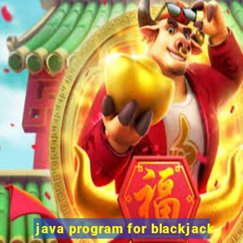 java program for blackjack