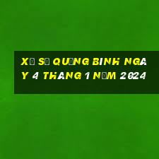 xổ số quảng bình ngày 4 tháng 1 năm 2024