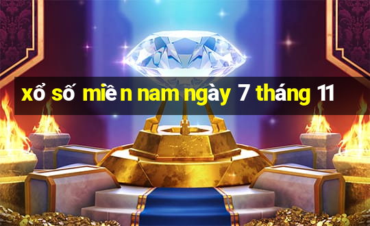 xổ số miền nam ngày 7 tháng 11