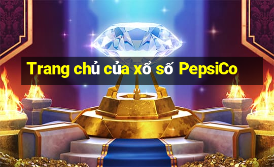 Trang chủ của xổ số PepsiCo