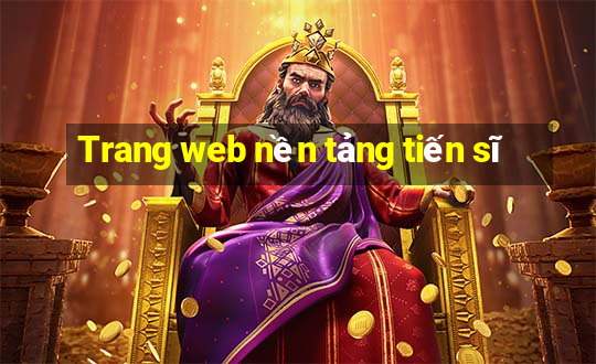 Trang web nền tảng tiến sĩ