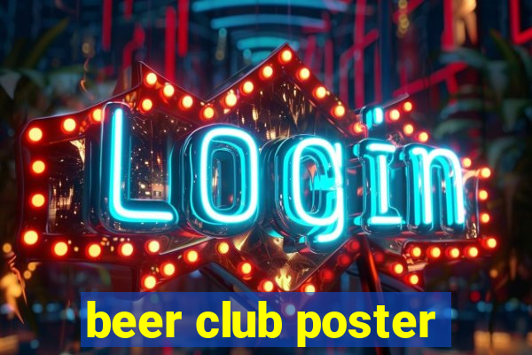 beer club poster