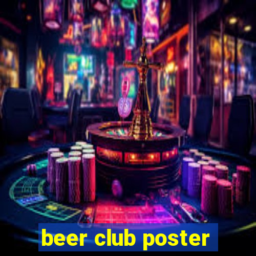 beer club poster