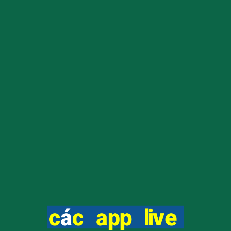 các app live stream show hàng