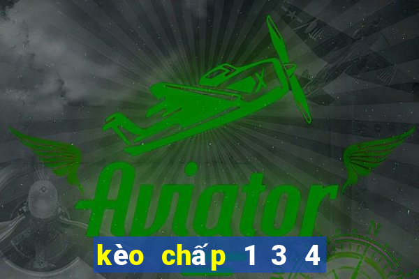 kèo chấp 1 3 4 là gì