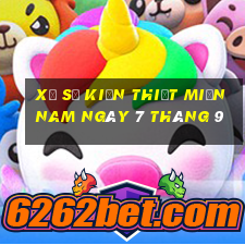 xổ số kiến thiết miền nam ngày 7 tháng 9