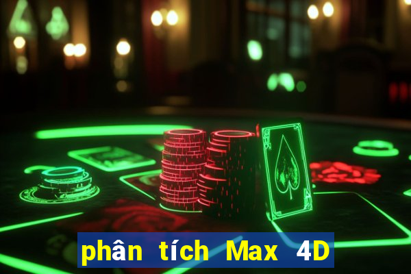 phân tích Max 4D ngày 1