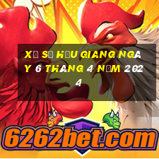 xổ số hậu giang ngày 6 tháng 4 năm 2024