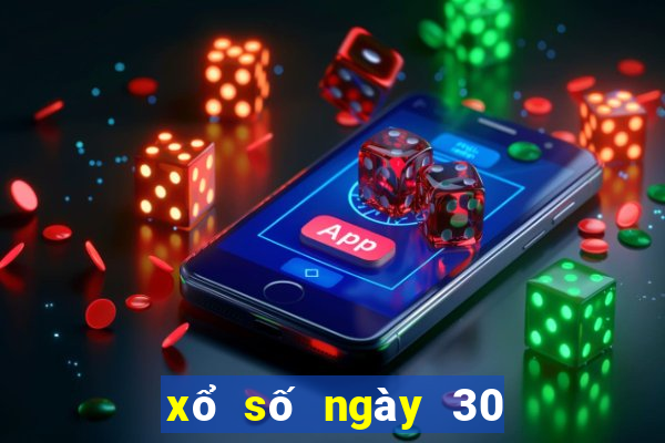 xổ số ngày 30 tháng 12 năm 2024