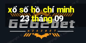 xổ số hồ chí minh 23 tháng 09