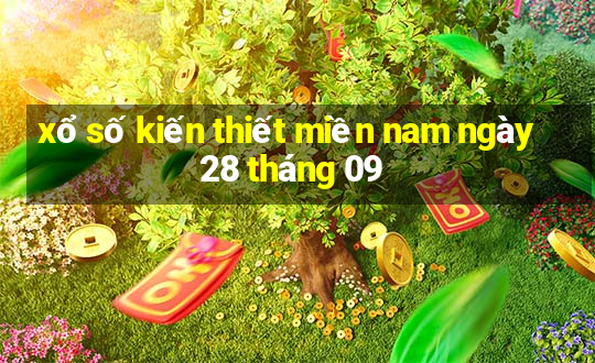 xổ số kiến thiết miền nam ngày 28 tháng 09