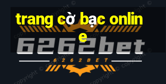 trang cờ bạc online