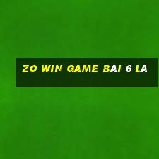 Zo Win Game Bài 6 Lá